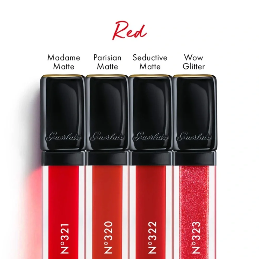 💎 Guerlain Paris KissKiss Liquid Lipstick in Shade L322 Seductive Matte Matte